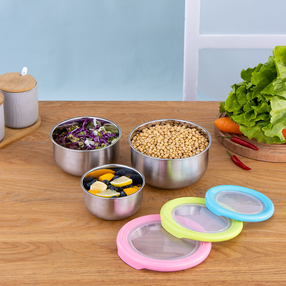 Stainless Steel Bento Lunch Box Set with Bag | Meal Storage Container with Lid