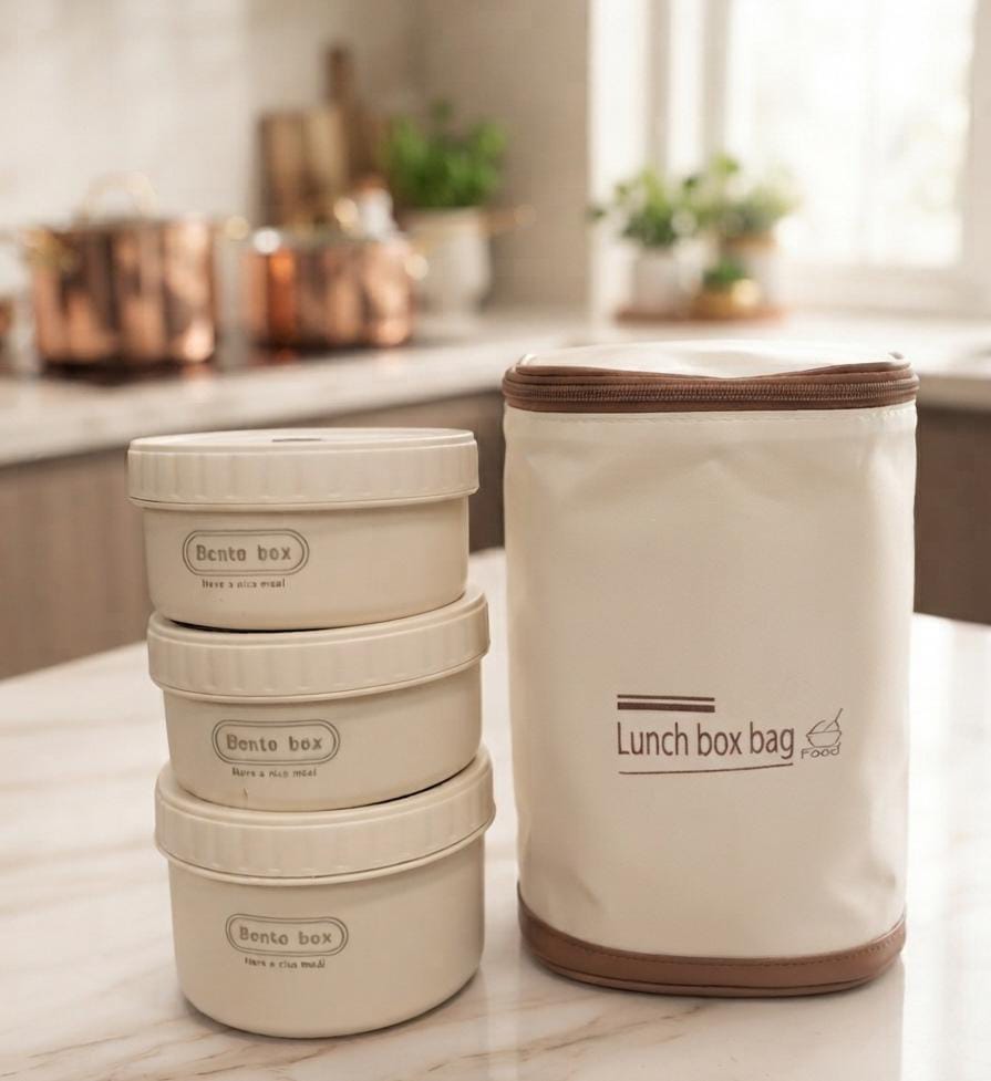 Stainless Steel Portable Lunch Box | Meal Storage Container