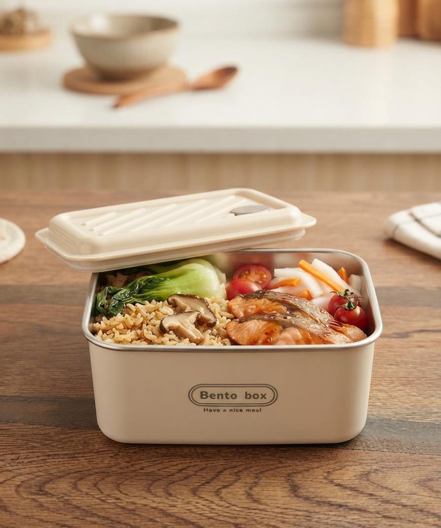 Stainless Steel Portable Lunch Box | Meal Storage Container