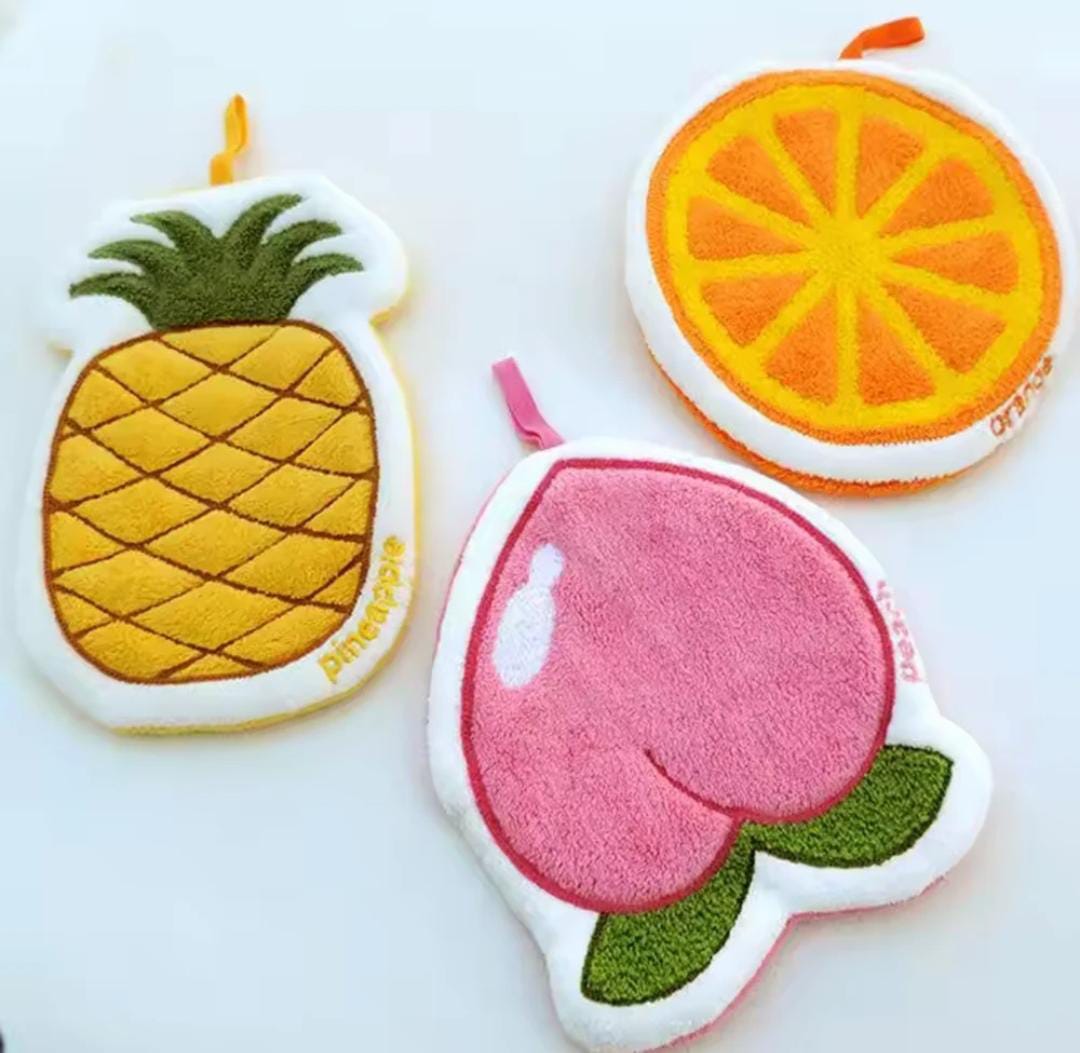 Cute Multi-Shape Microfiber Cleaning Towel – Reusable Household Cloth