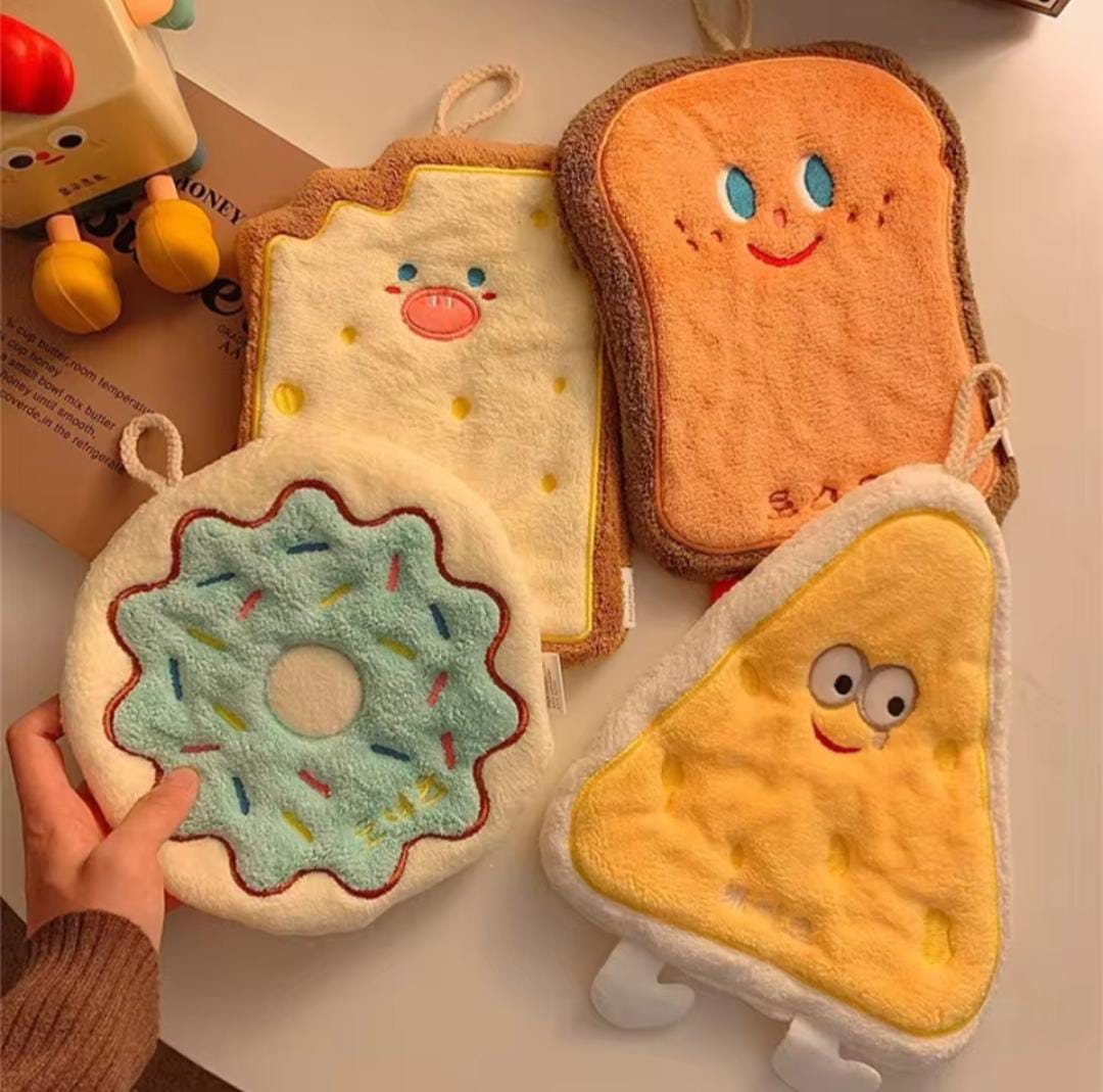 Cute Multi-Shape Microfiber Cleaning Towel – Reusable Household Cloth