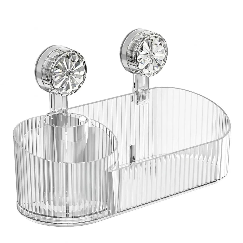 Wall Mounted 360° Rotating Acrylic Organizer