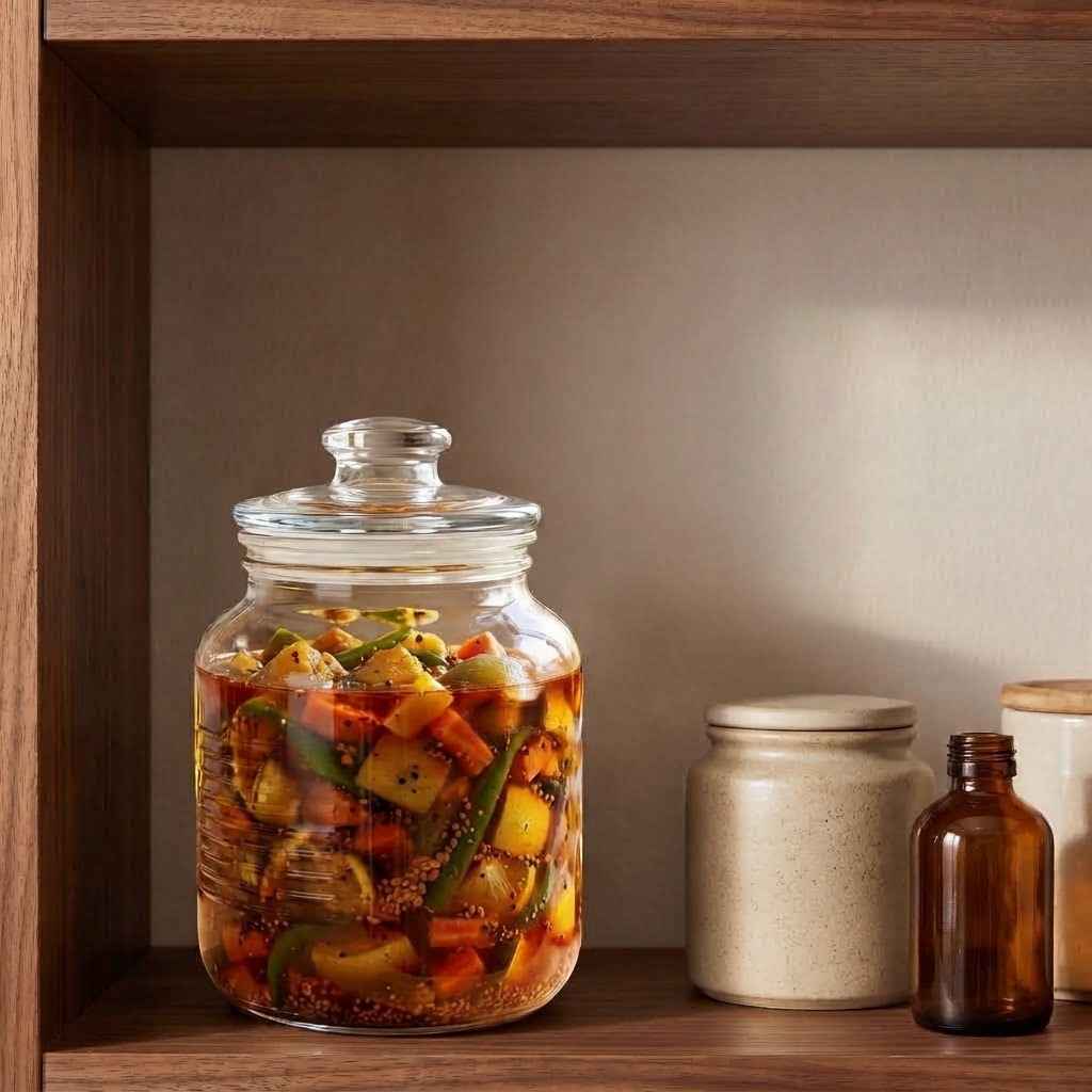 1 Pc Airtight Storage Jar – Kitchen Food Container