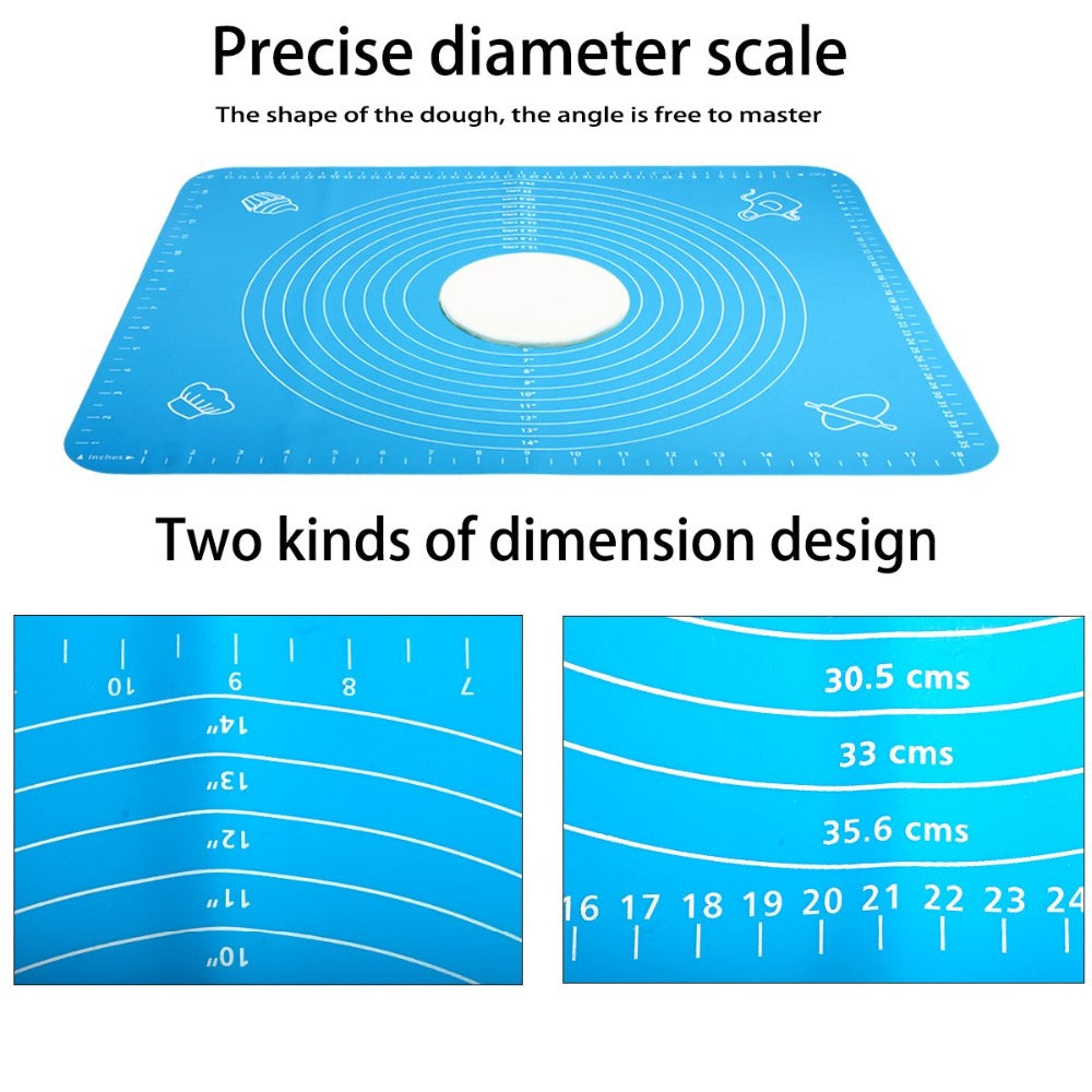 Silicone Thickening Rolling Mat Dough Liner.