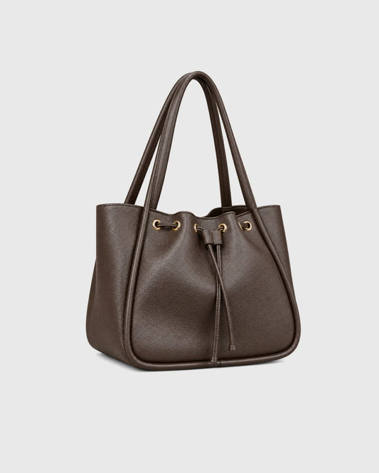 Vintage Suede Tote Bag – Ladies Shoulder & Underarm Handbag