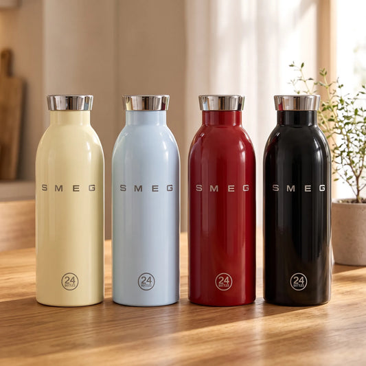 SMEG Insulated Stainless Steel Water Bottle – Vacuum Flask