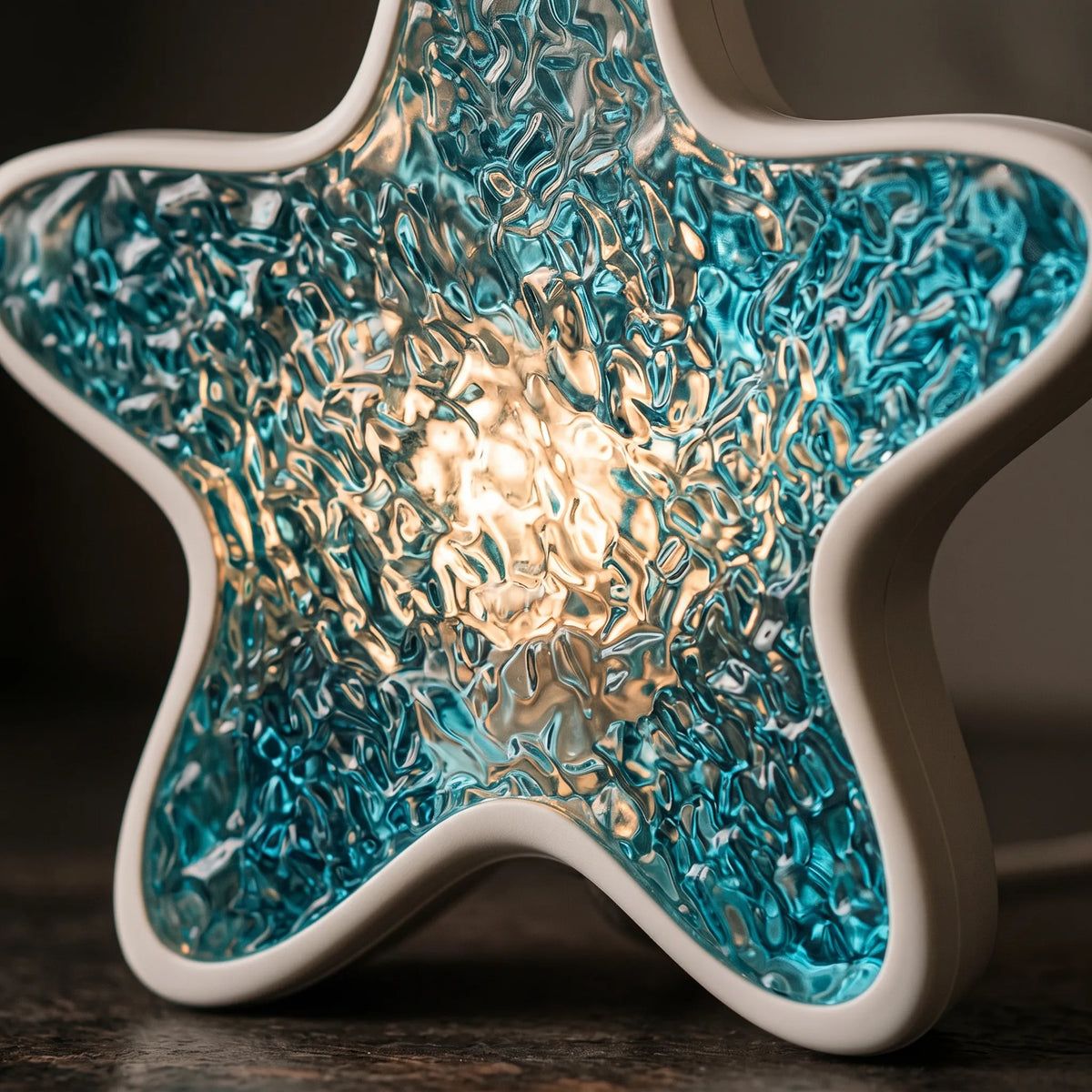Starfish Crystal Projector Lamp – Ocean Glow Night Light