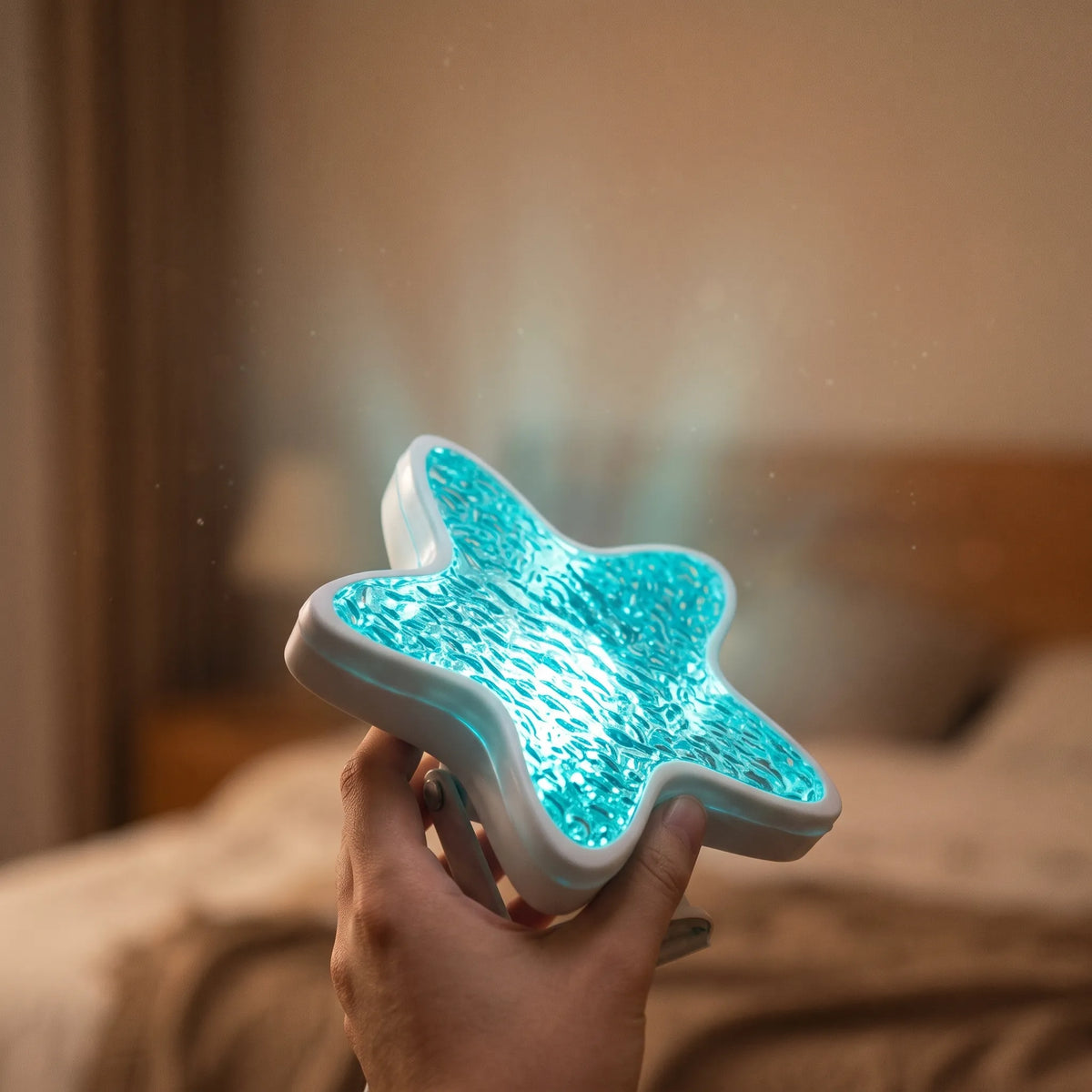 Starfish Crystal Projector Lamp – Ocean Glow Night Light